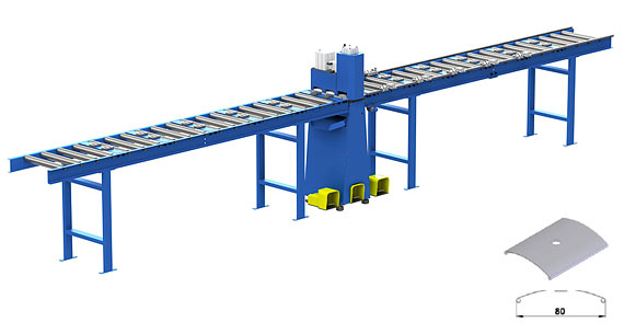 STŘÍHACÍ STROJ pro stříhání lamel C80 (RUČNÍ)